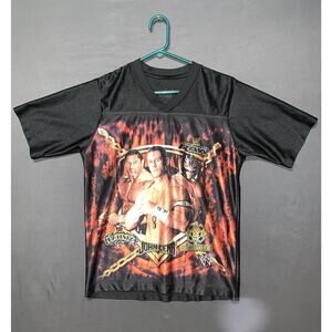 WWE Raw Graphic Jersey T-Shirt XL 14/16 Cena, Batista & Mysterio Youth 2008